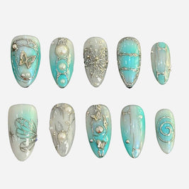 Blue metal - FancyNails