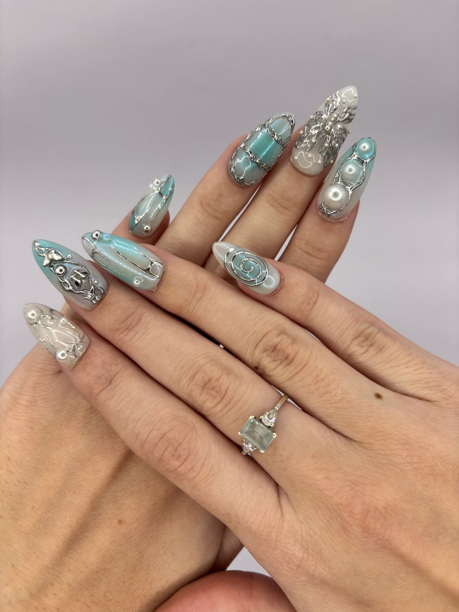 Blue metal - FancyNails