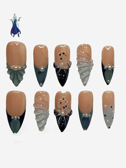 Faux ongles press-on 3D Icy – bleu glacial FancyNails